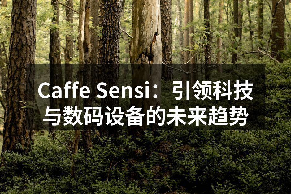 Caffe Sensi：引领科技与数码设备的未来趋势